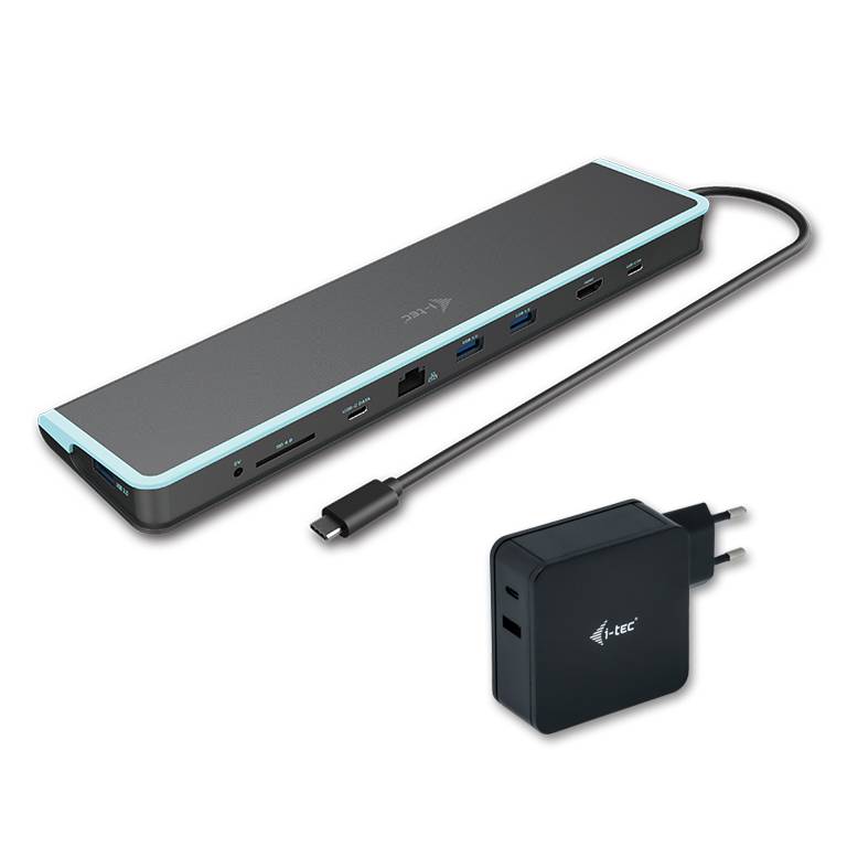 Rca Informatique - image du produit : I-TEC USB-C FLATDOCK V2 + PS60W