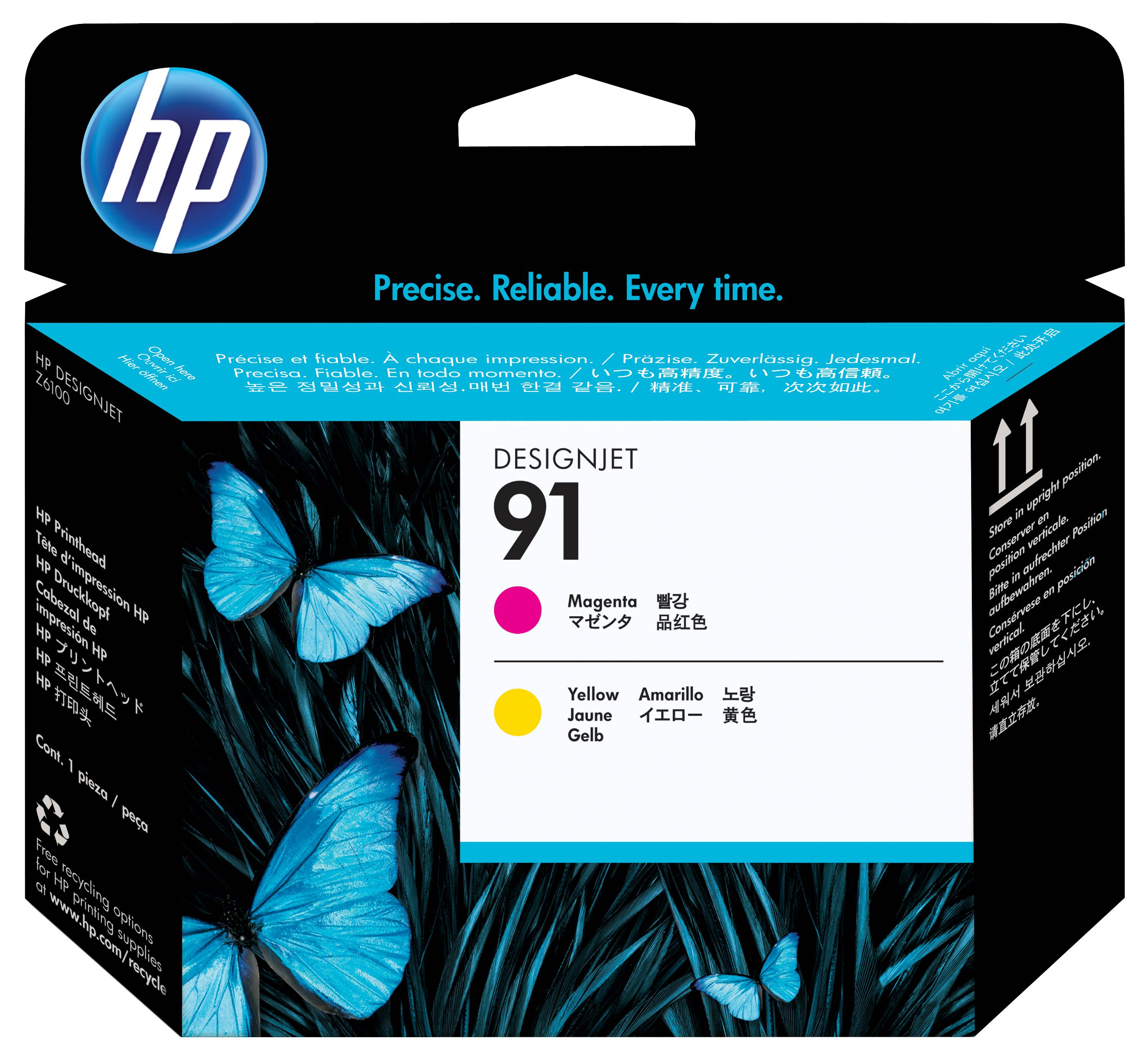 Rca Informatique - image du produit : HP 91 MAGENTA AND YELLOW PRINTHEAD