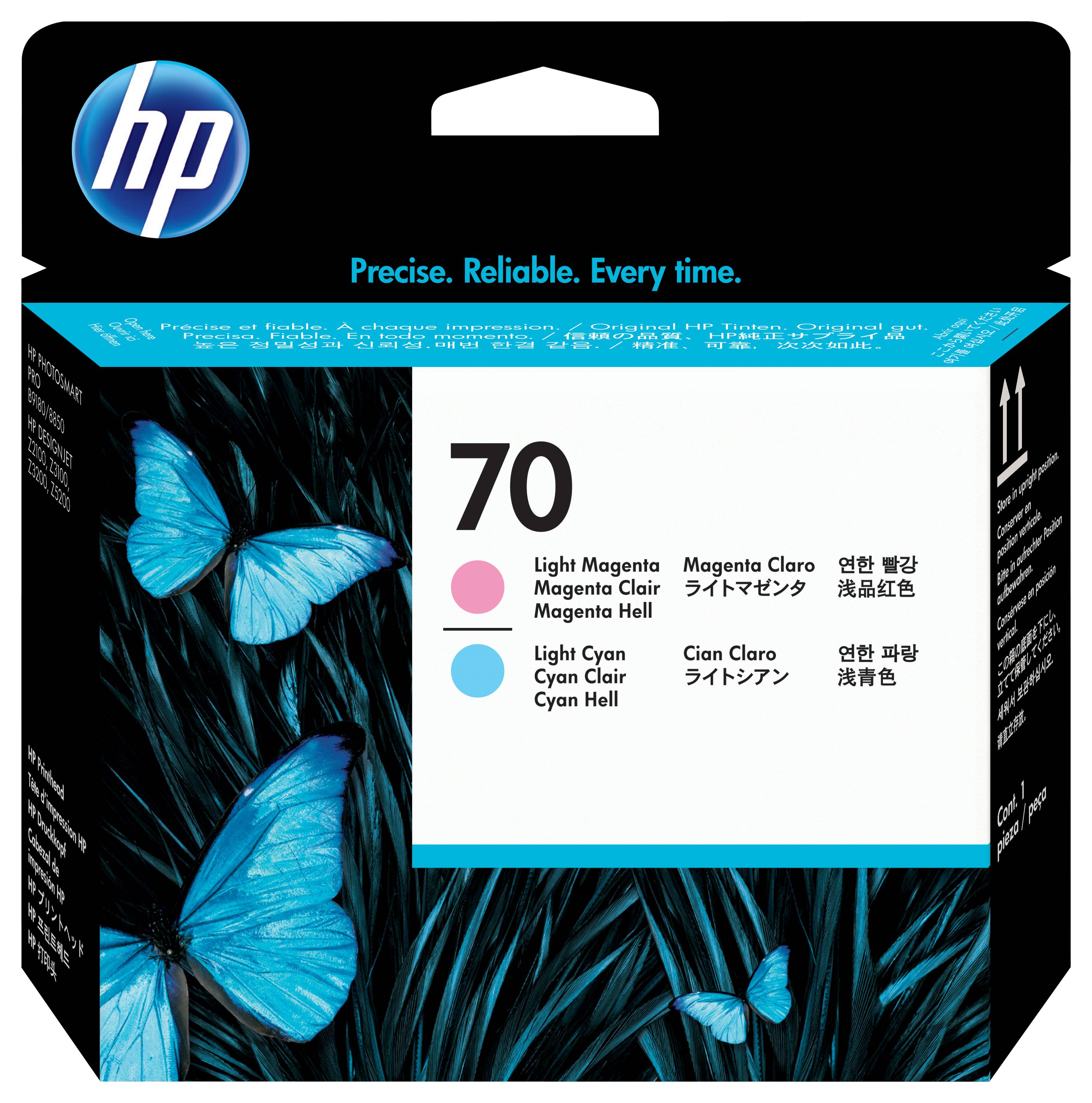 Rca Informatique - image du produit : HP 70 LIGHT CYANLIGHT MAG PRIN F/ DESIGNJET Z2100 PS PRO B9180