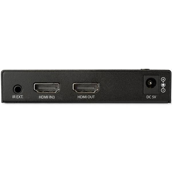 Rca Informatique - image du produit : 4 PORT HDMI VIDEO SWITCH 3XHDMI 1X DISPLAYPORT 4K 60HZ