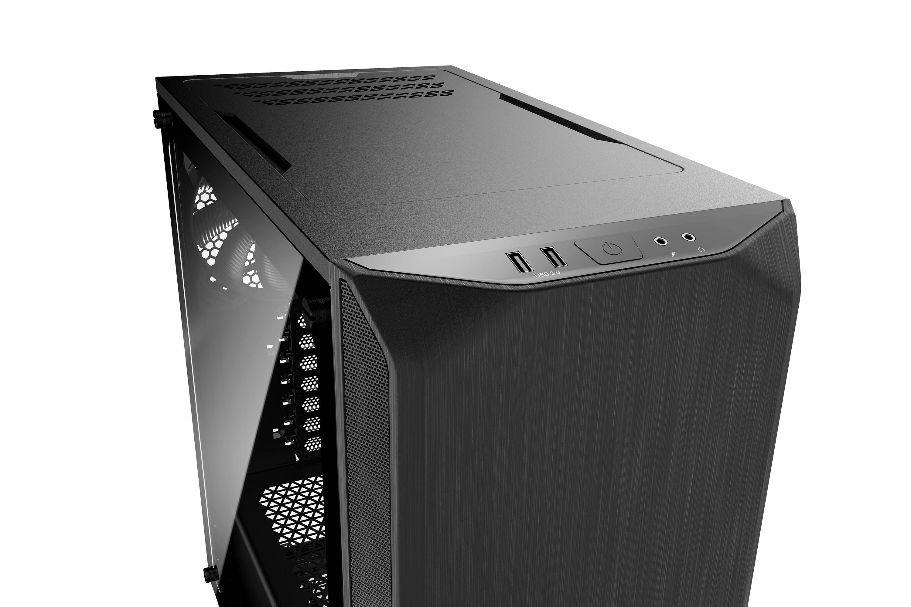 Rca Informatique - image du produit : PURE BASE 500 WINDOW BLACK ATX M-ATX MINI-ITX