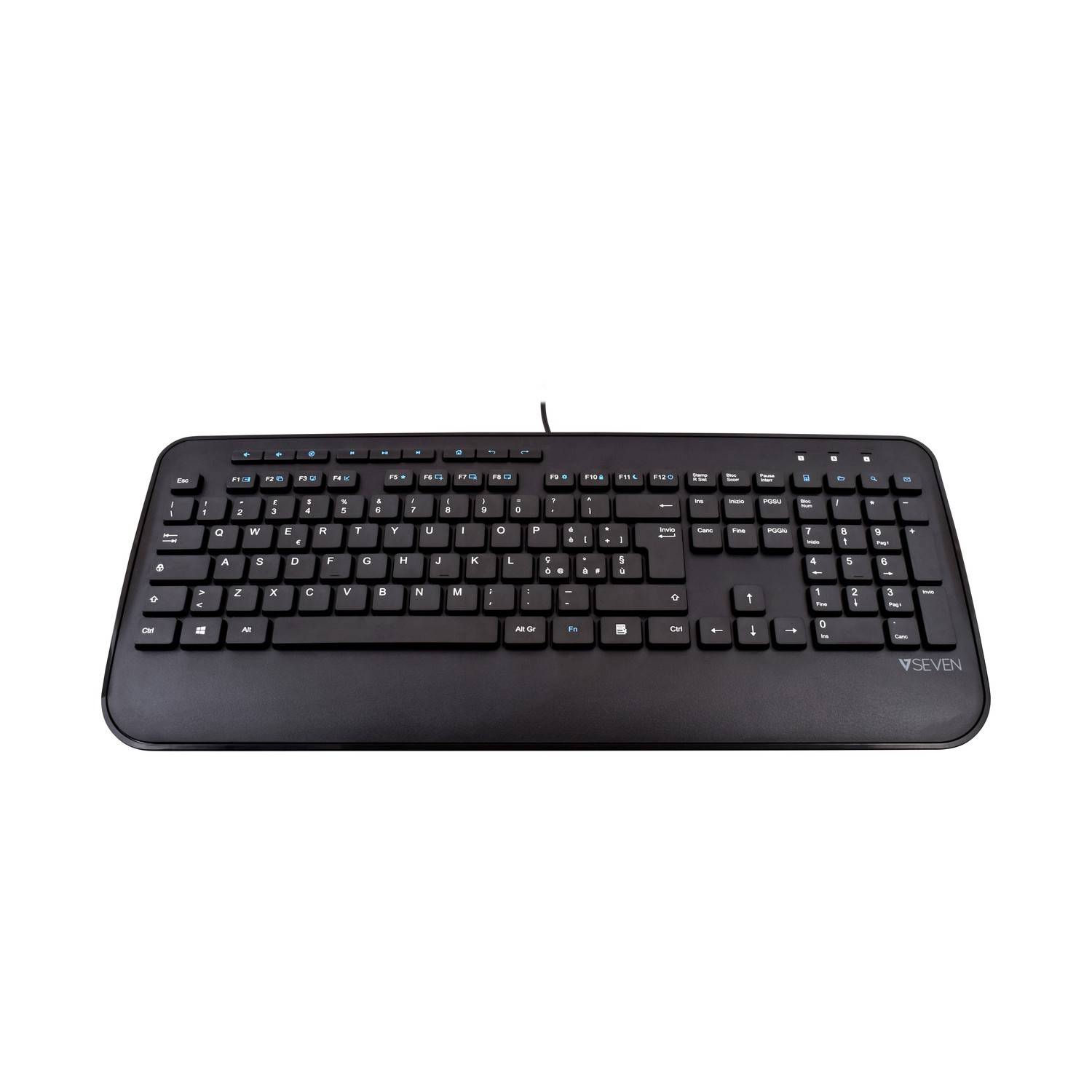 Rca Informatique - image du produit : PRO USB MULTIMEDIA KEYBOARD IT FULLSIZE/PALMREST ITALIAN QWERTY