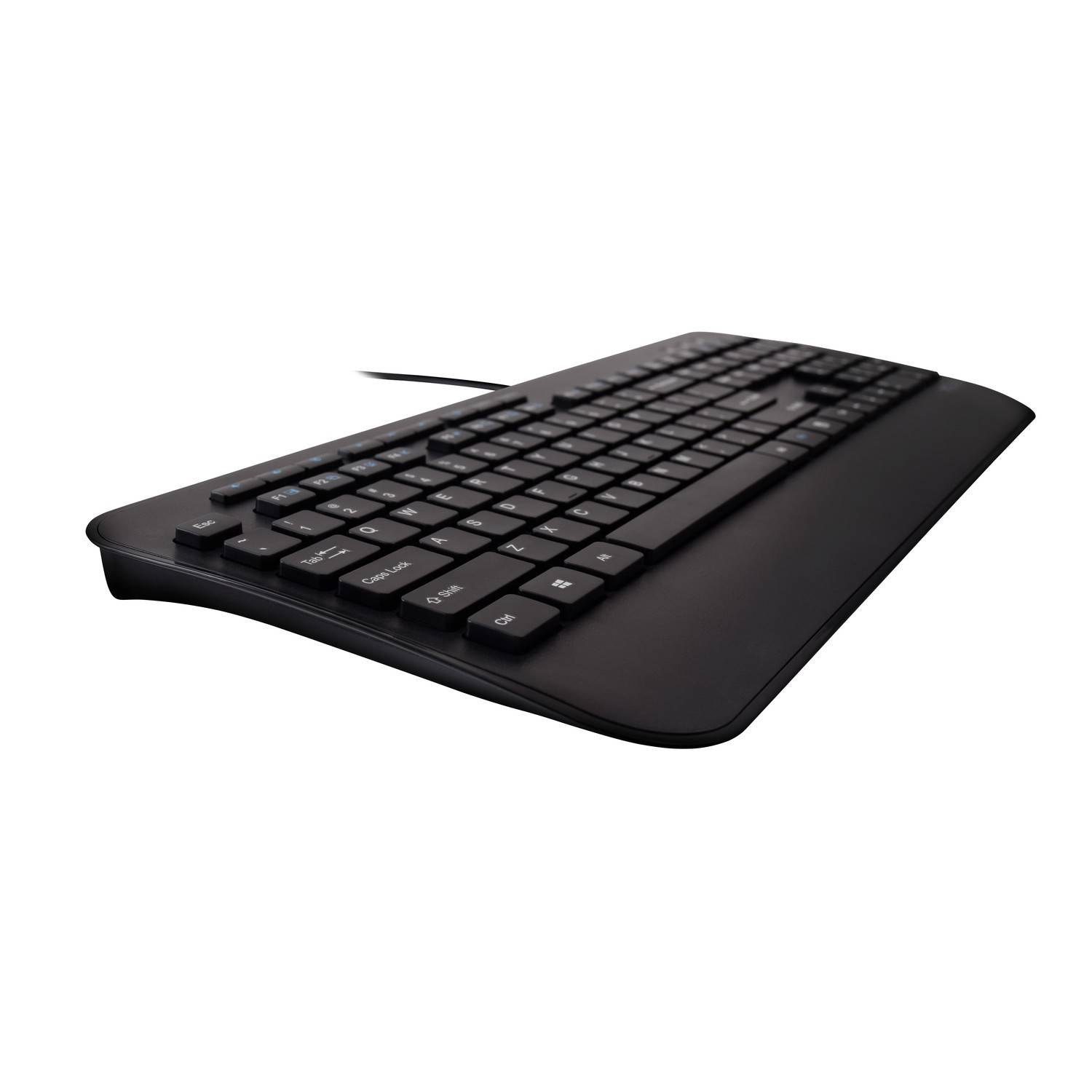 Rca Informatique - image du produit : PRO USB KEYBOARD MOUSE COMBO ES FULLSIZE/PALMREST SPANISH QWERTY