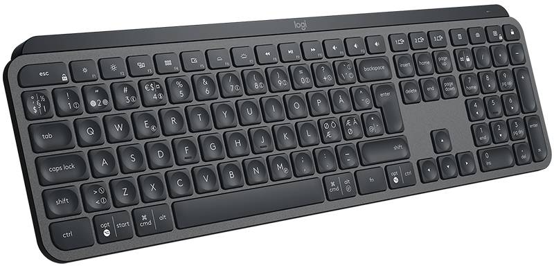 Rca Informatique - image du produit : MX KEYS ADVA.WRLS ILLUM.KEYB. GRAPH PAN 2.4GHZ/BT N/A NORDIC