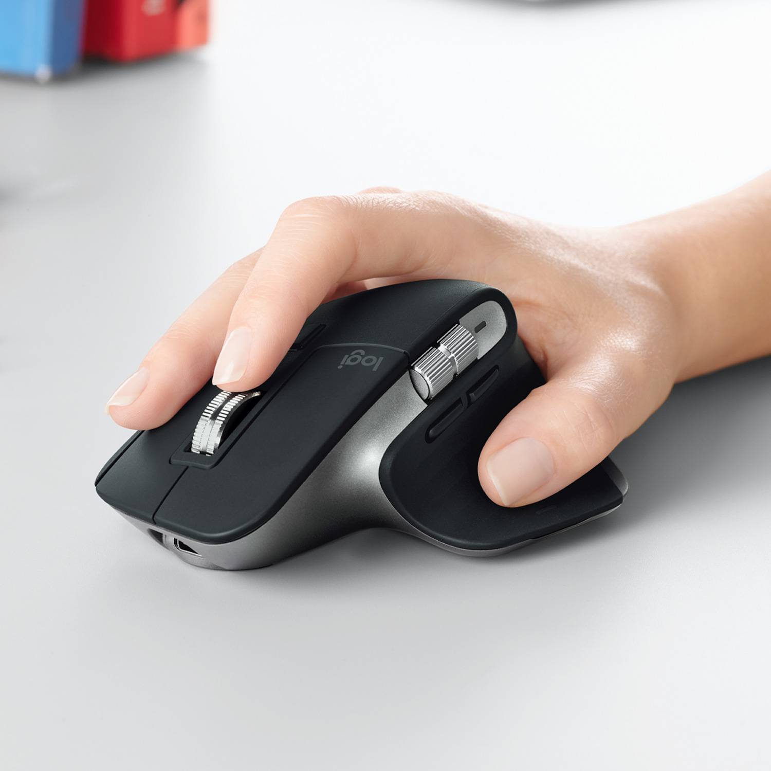 Rca Informatique - image du produit : MX MASTER 3 ADVA.WRLS MOUSE SP 2.4GHZ/BT N/A EMEA MR0077 FORMAC