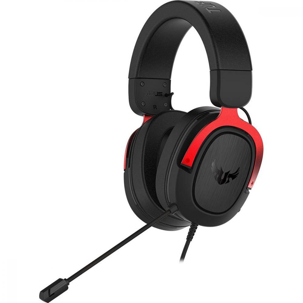 Rca Informatique - Image du produit : TUF H3 GAMING HEADSET RED IN