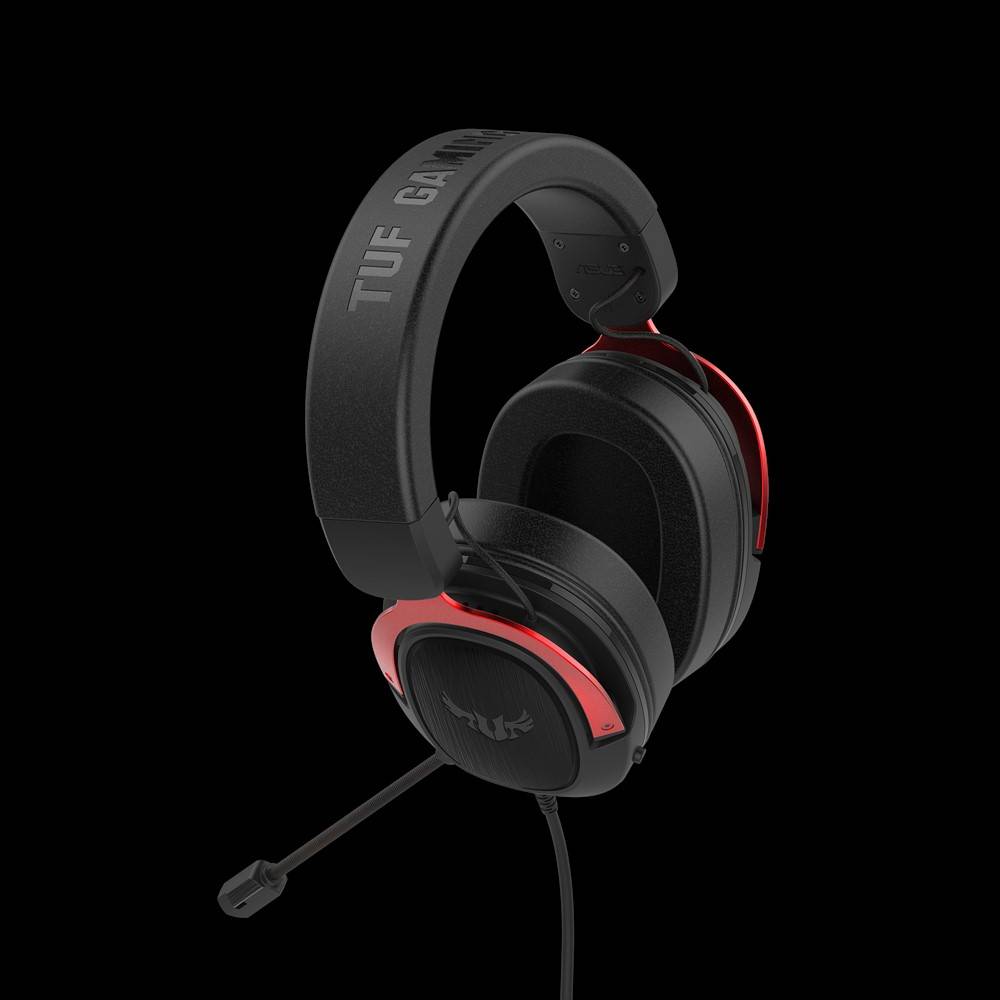 Rca Informatique - image du produit : TUF H3 GAMING HEADSET RED IN