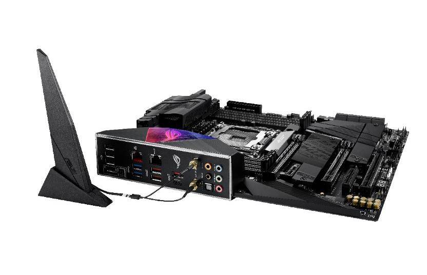 Rca Informatique - image du produit : ROG STRIX X299-E GAMING II ATX S2066 X299 GLN+U3.1+M2 SATA DDR4