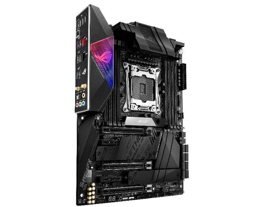 Rca Informatique - image du produit : ROG STRIX X299-E GAMING II ATX S2066 X299 GLN+U3.1+M2 SATA DDR4