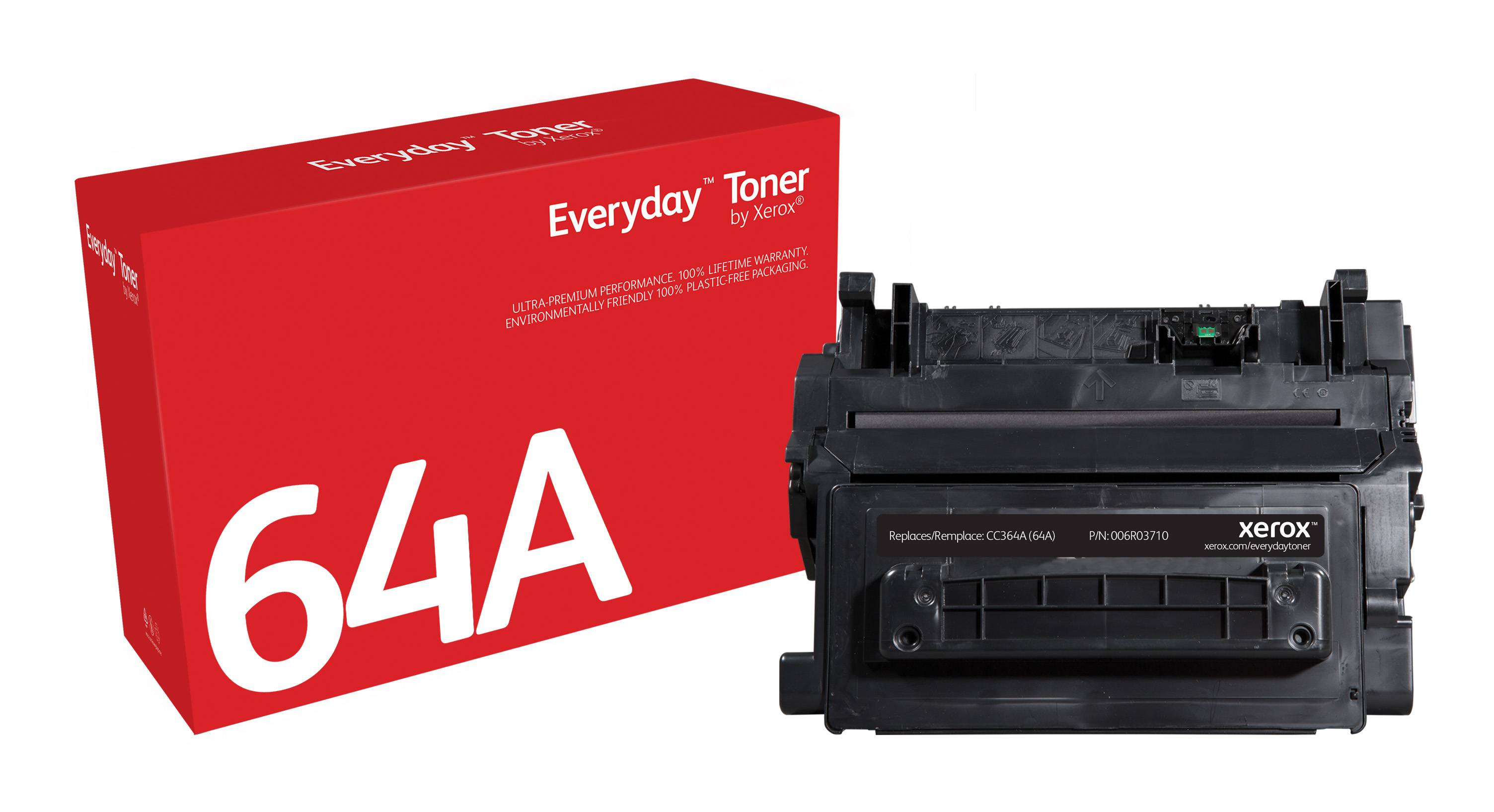 Rca Informatique - Image du produit : BLACK TONER CARTRIDGE LIKE HP 64A FOR LASERJET P4014 P4015