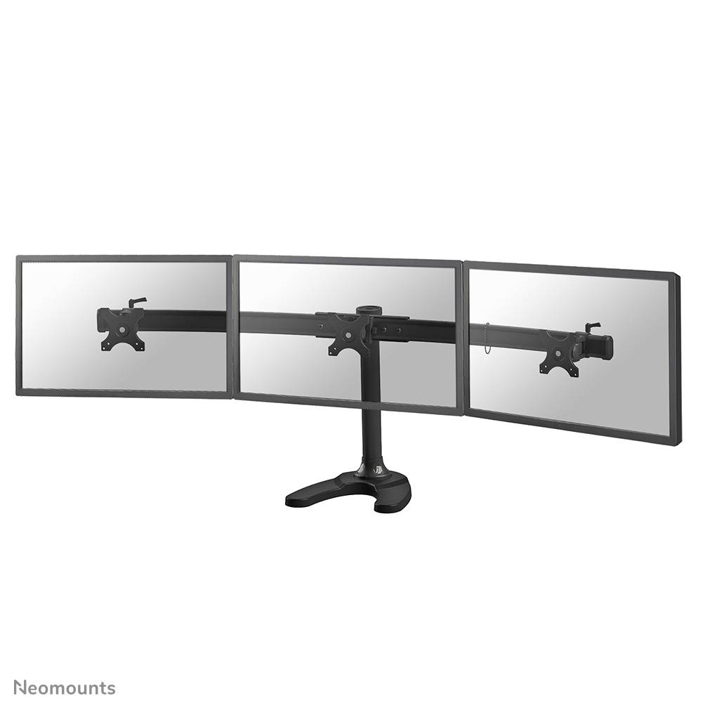 Rca Informatique - image du produit : DESK MOUNT TRIPLE 10-27IN BLACK STND.MAX 24KG.VESA75X75TO100X100