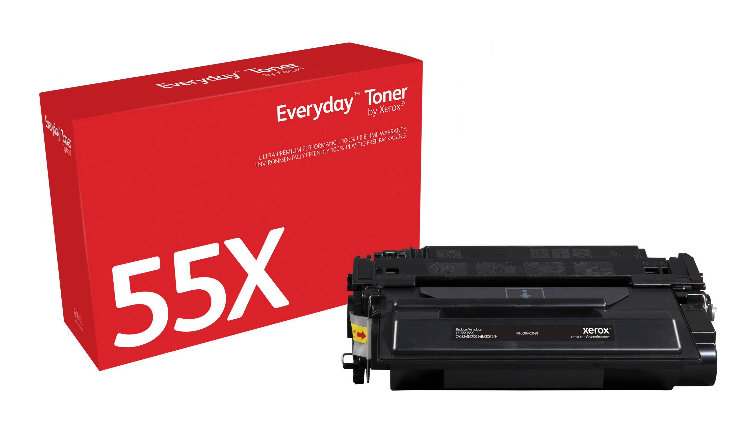 Rca Informatique - Image du produit : HIGH YIELD BLACK TONER CARTRIDGE LIKE HP 55X FOR