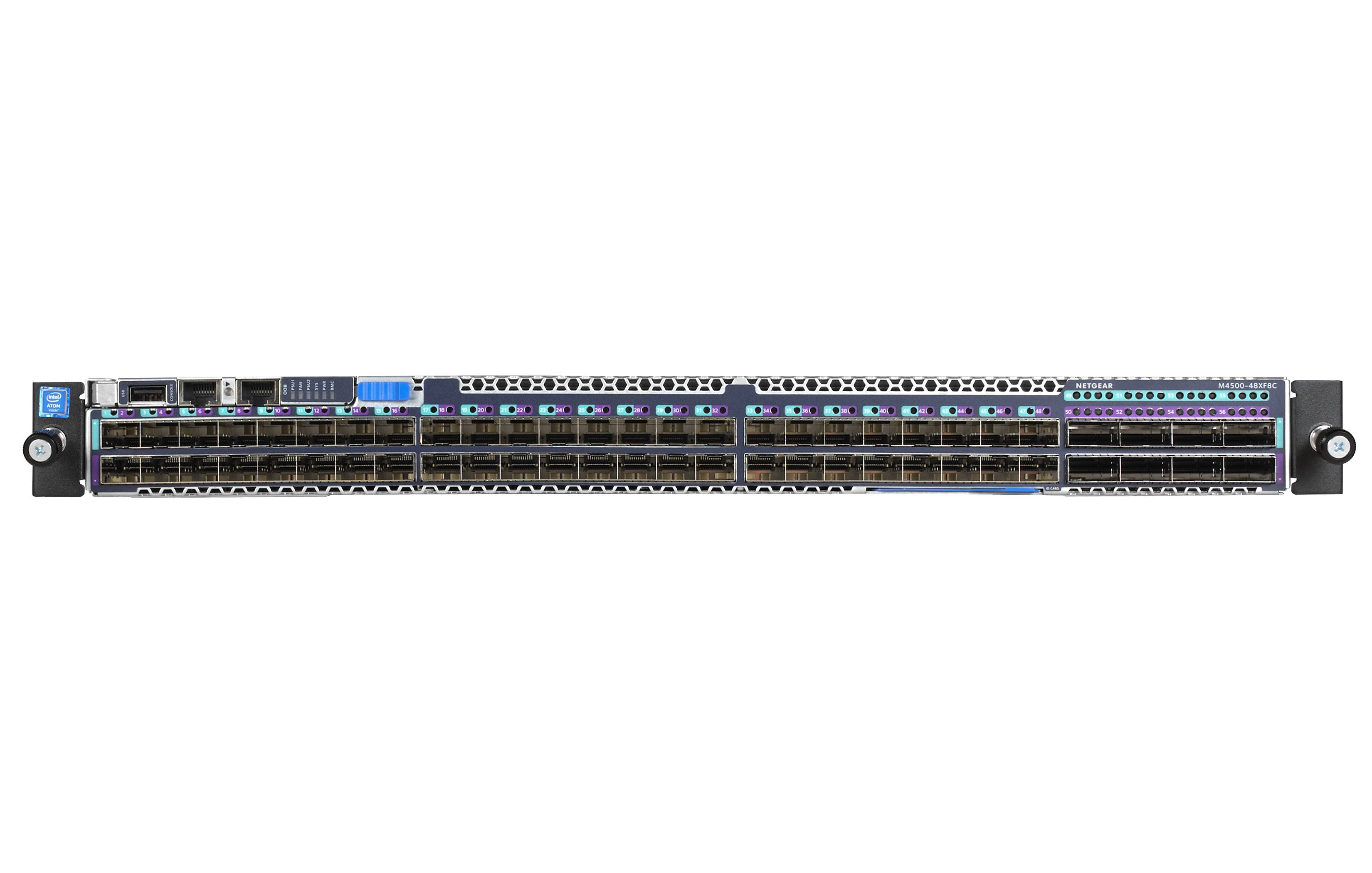 Rca Informatique - image du produit : SWITCH WITH 48X10G/25G SFP28 8X40G/50G/100G QSFP28 UPLINKS