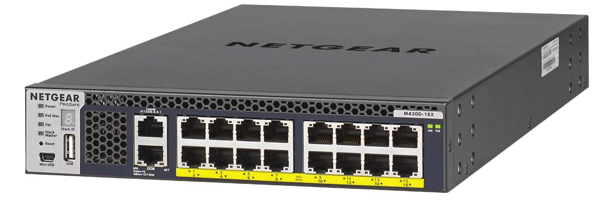 Rca Informatique - Image du produit : MANAGED SWITCH 16X10GBASE-T APS299W PSU LIMITED POE