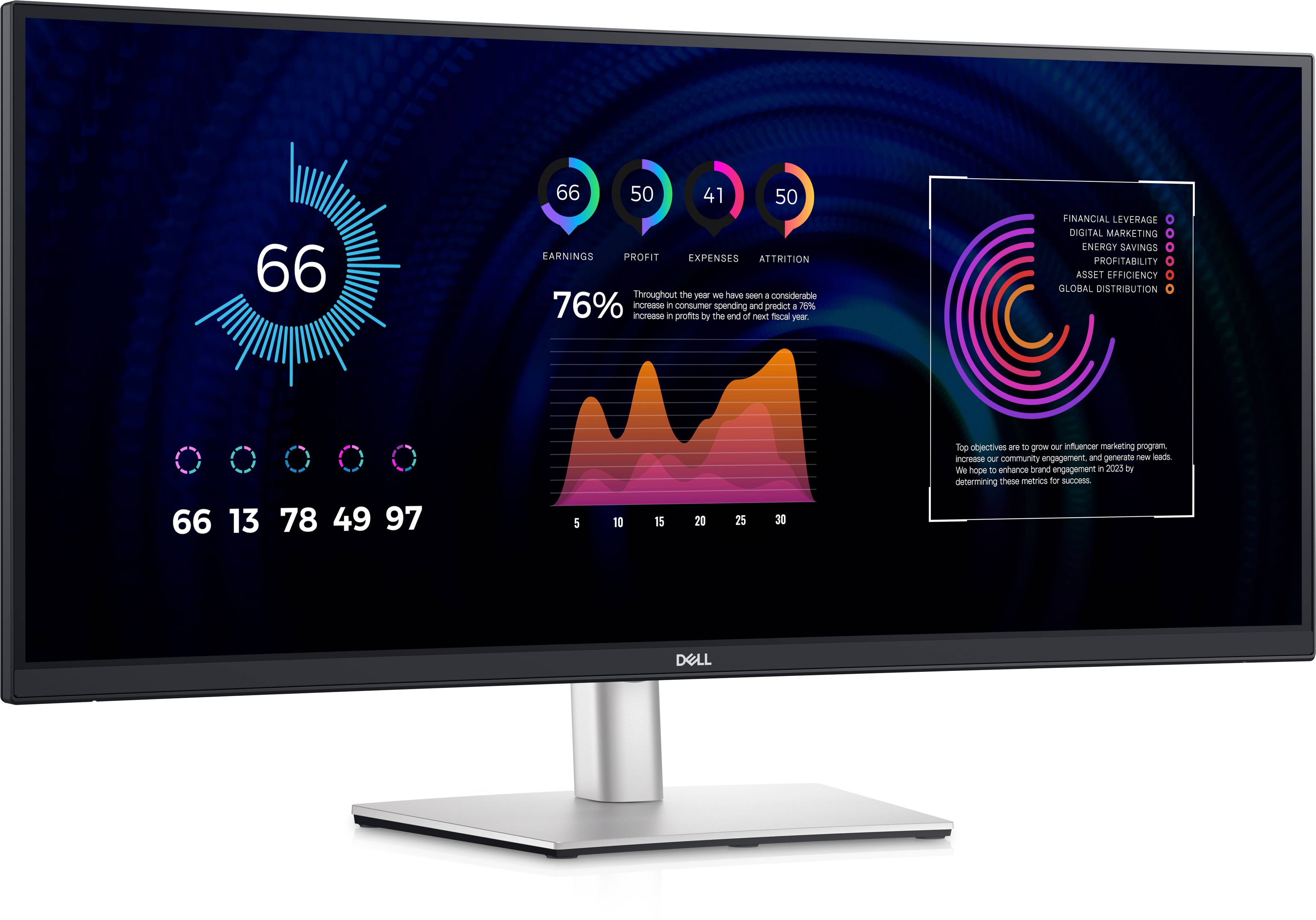 Rca Informatique - image du produit : DELL 24 TOUCH USB-C HUB MONITOR- P2424HT