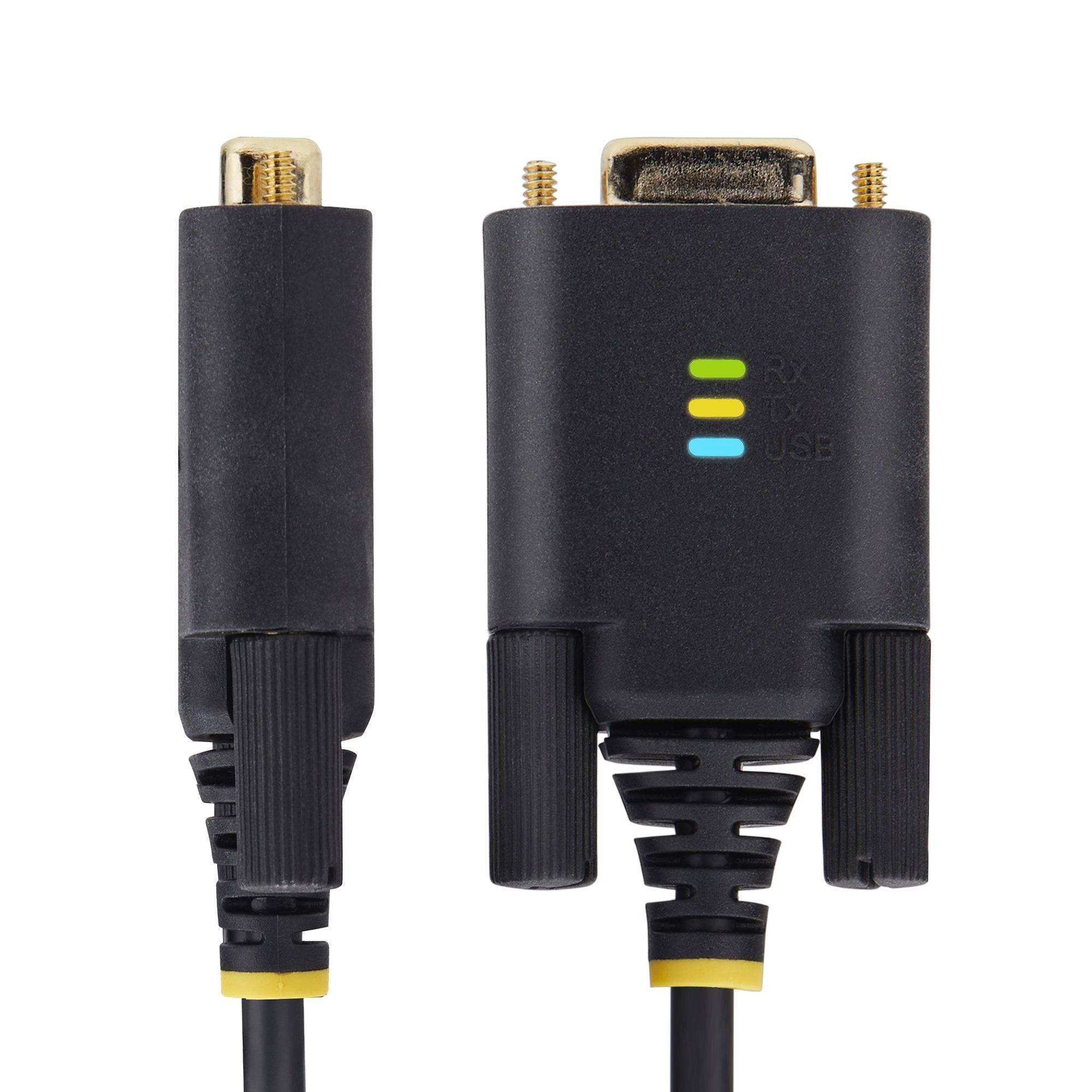 Rca Informatique - image du produit : USB TO SERIAL DCE CABLE USB TO NULL MODEM SERIAL ADAPTER