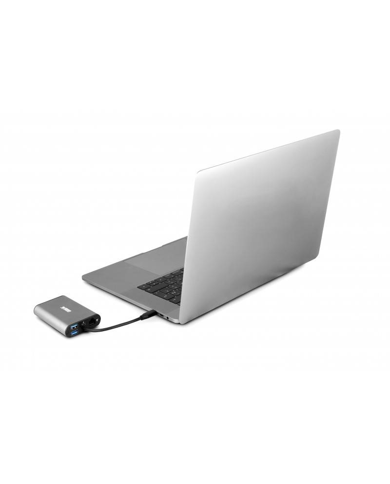 Rca Informatique - image du produit : HUBEE MOBILE USB-C STATION PASS THRU 60W