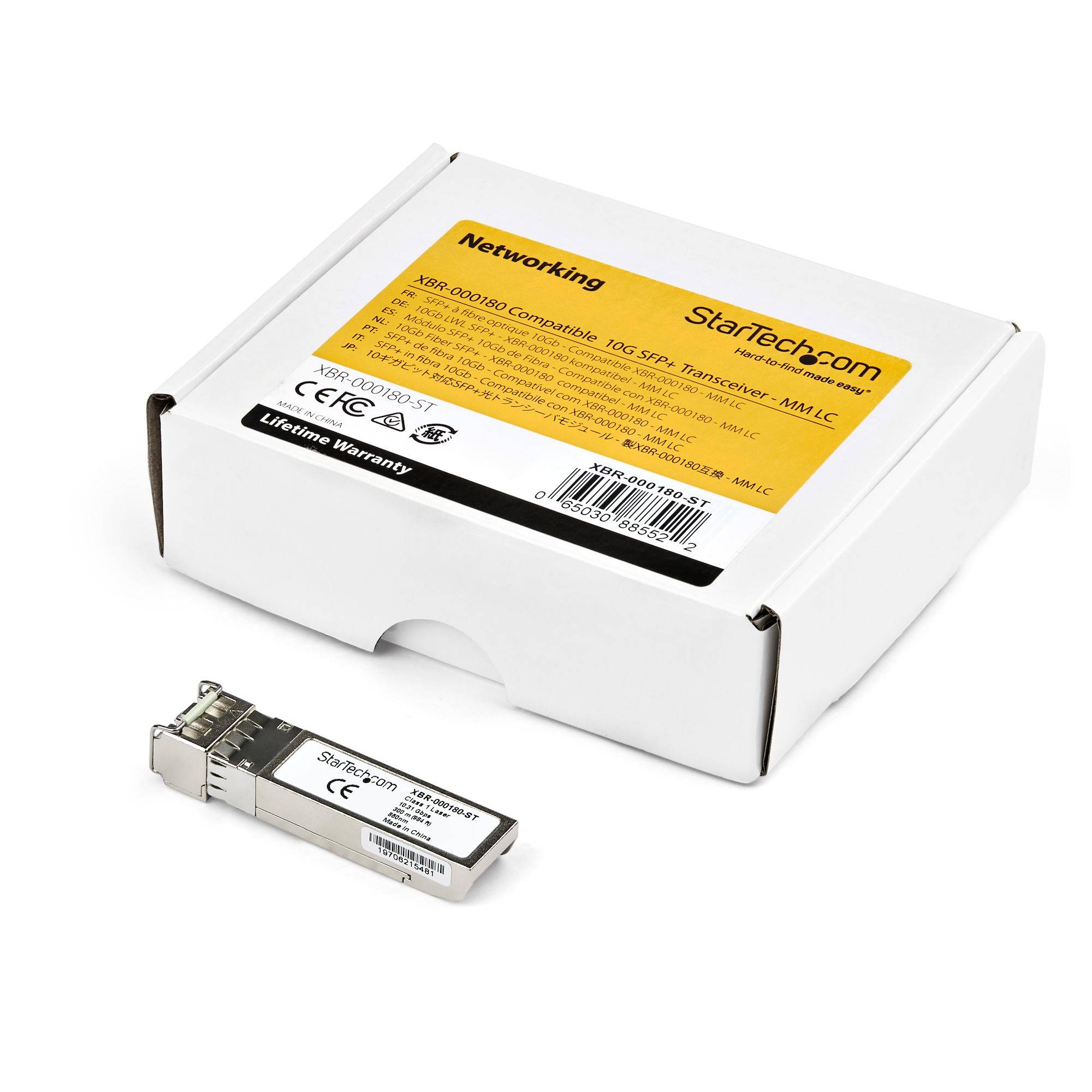 Rca Informatique - image du produit : HP 455886-B21 COMP - SFP+ MODULE - SM TRANSCEIVER