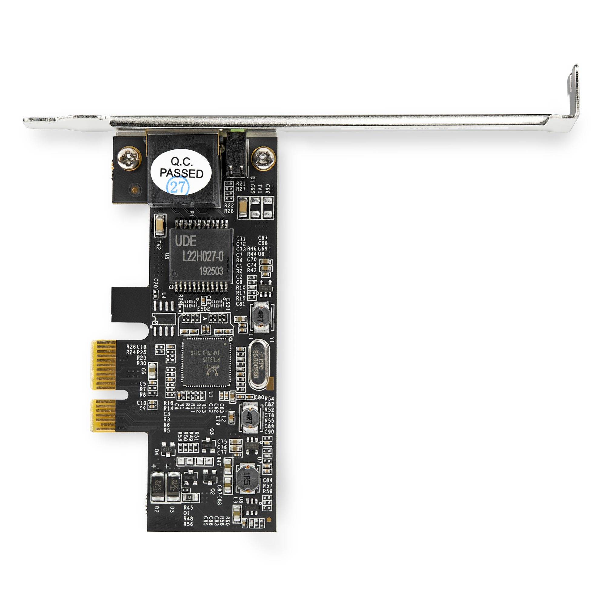 Rca Informatique - image du produit : 1 PORT PCIE NETWORK CARD - 2.5GBPS 2.5GBASE-T - X4 PCIE LAN