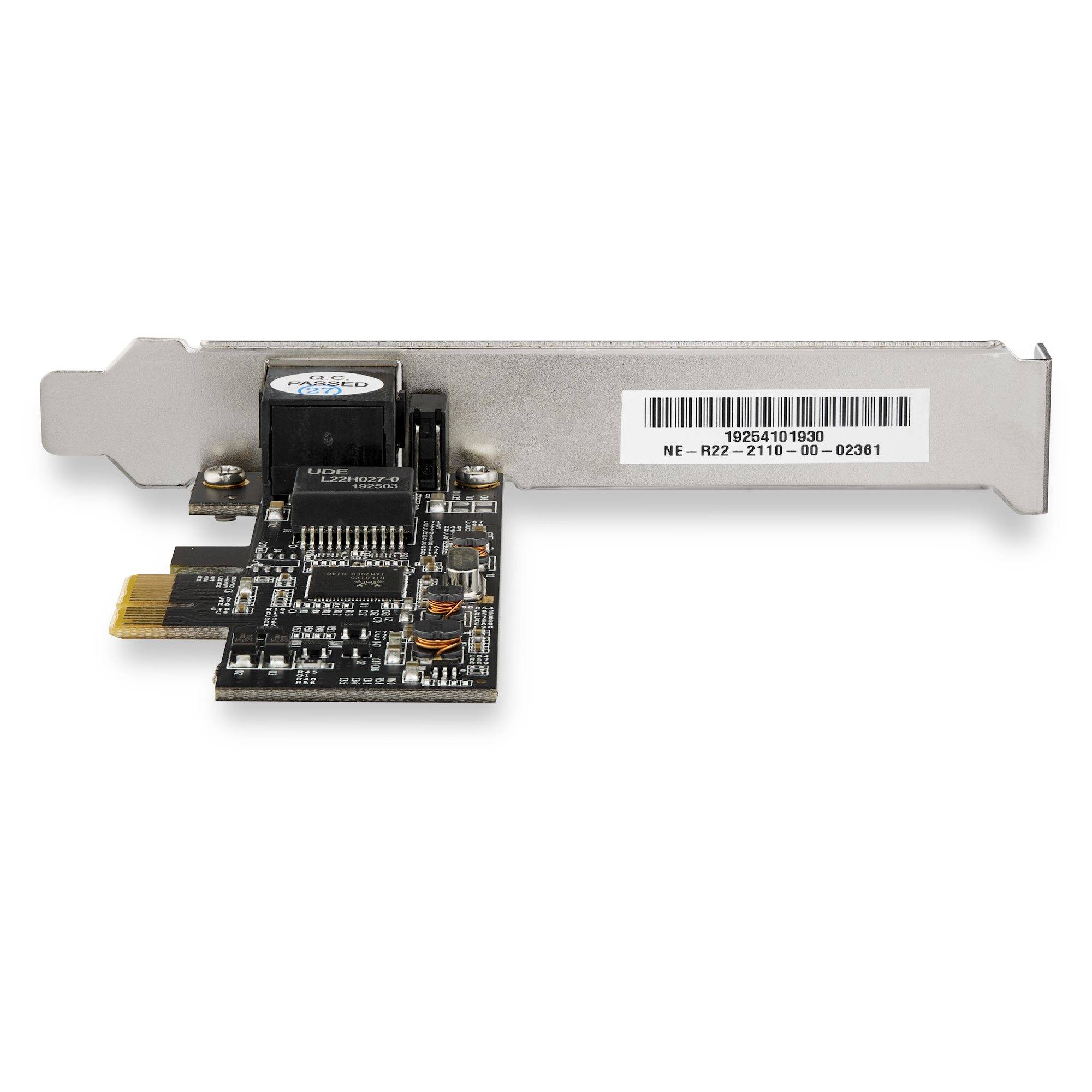 Rca Informatique - image du produit : 1 PORT PCIE NETWORK CARD - 2.5GBPS 2.5GBASE-T - X4 PCIE LAN