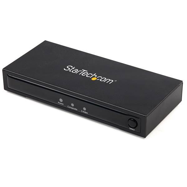 Rca Informatique - Image du produit : S-VIDEO OR COMPOSITE TO HDMI CONVERTER WITH AUDIO- 720P