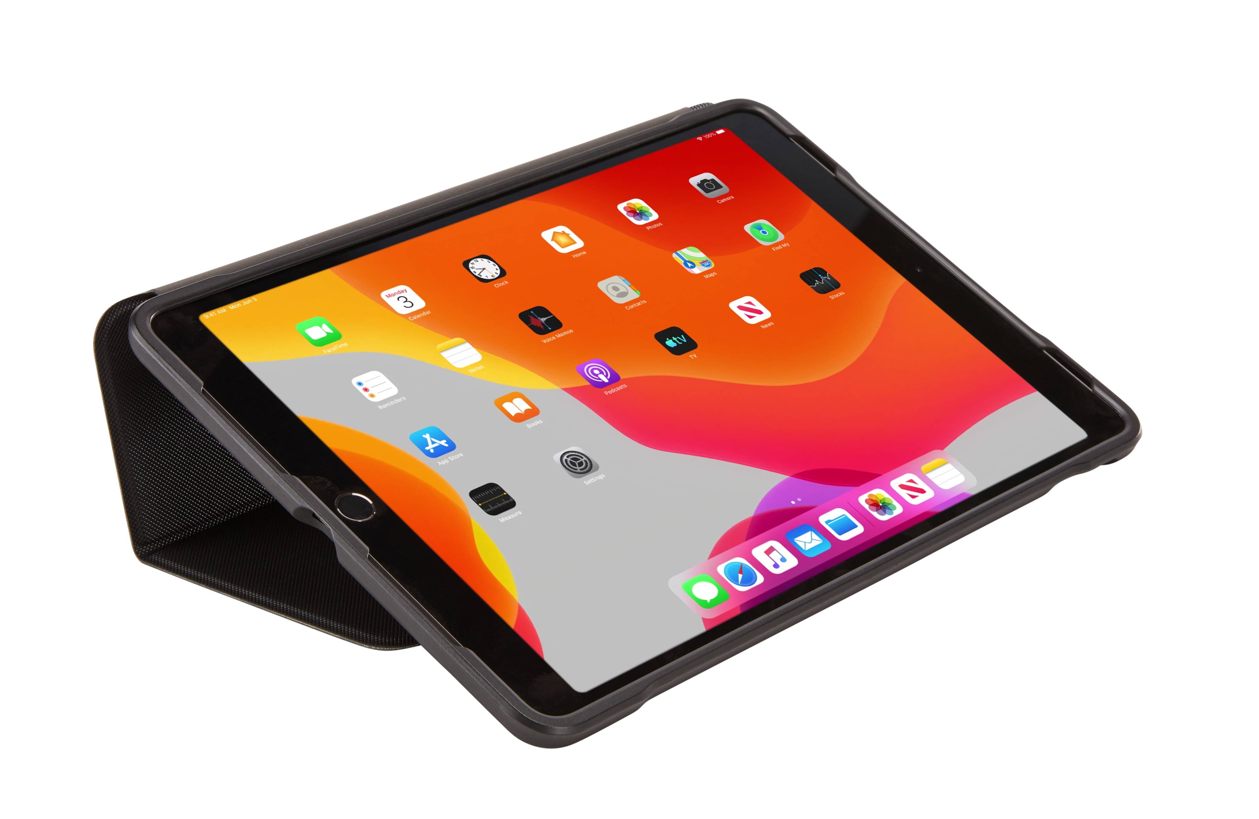 Rca Informatique - image du produit : SNAPVIEW FOLIO- IPAD 10IN BLACK WITH STYLUS HOLDER IPAD 7TH GEN