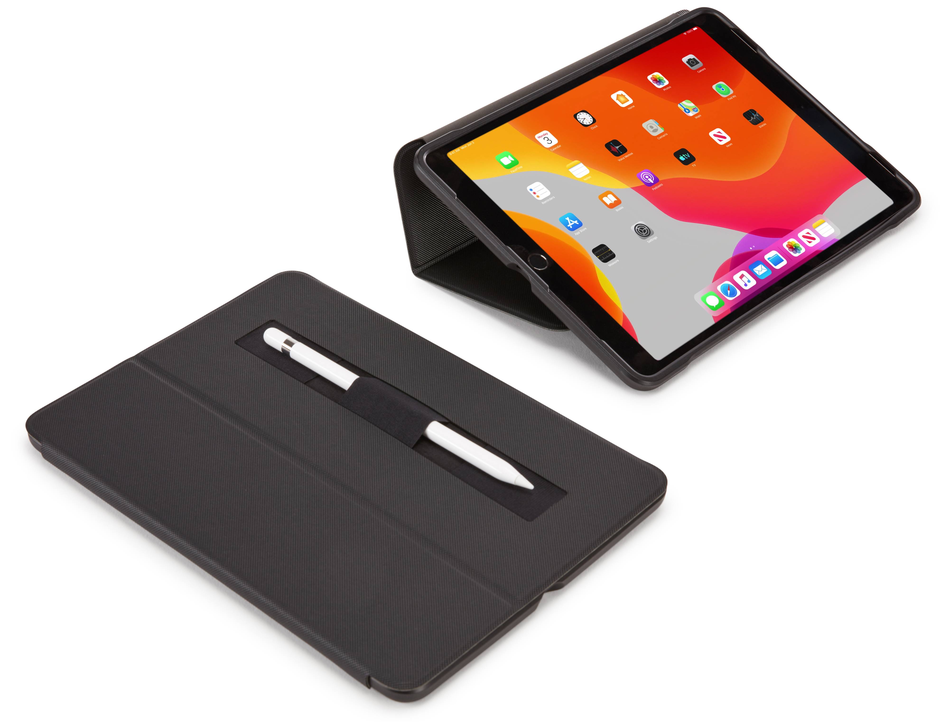 Rca Informatique - image du produit : SNAPVIEW FOLIO- IPAD 10IN BLACK WITH STYLUS HOLDER IPAD 7TH GEN