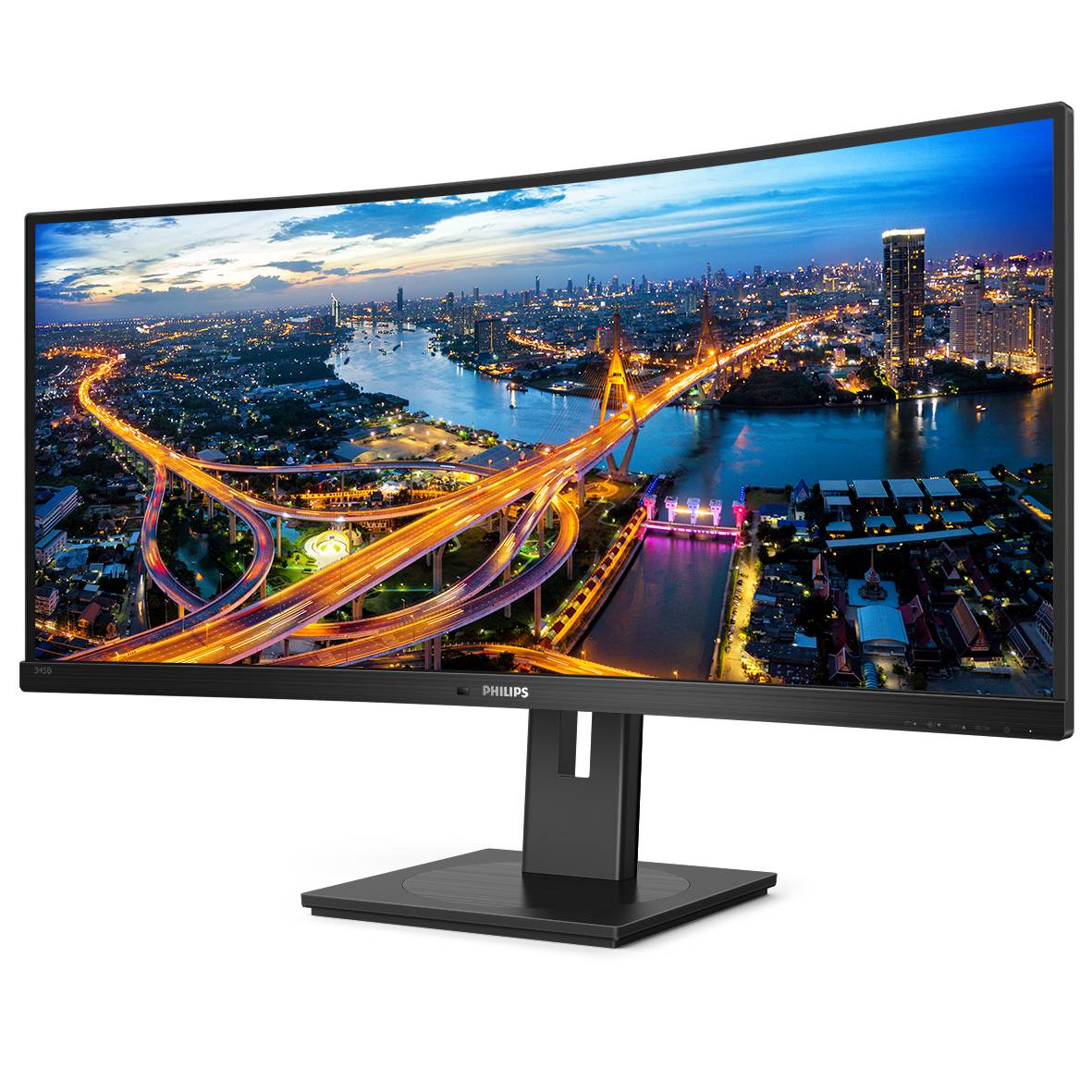 Rca Informatique - image du produit : 345B1C/00 34IN CURV VA WQHD 300CD/4MS/2HDMI/DP/4USB-A 1B/HAS