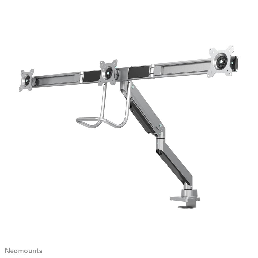 Rca Informatique - image du produit : NEOMOUNTS FLAT SCREEN DESK MOUN 10-27IN DESK CLAMP/GROMMET SILV