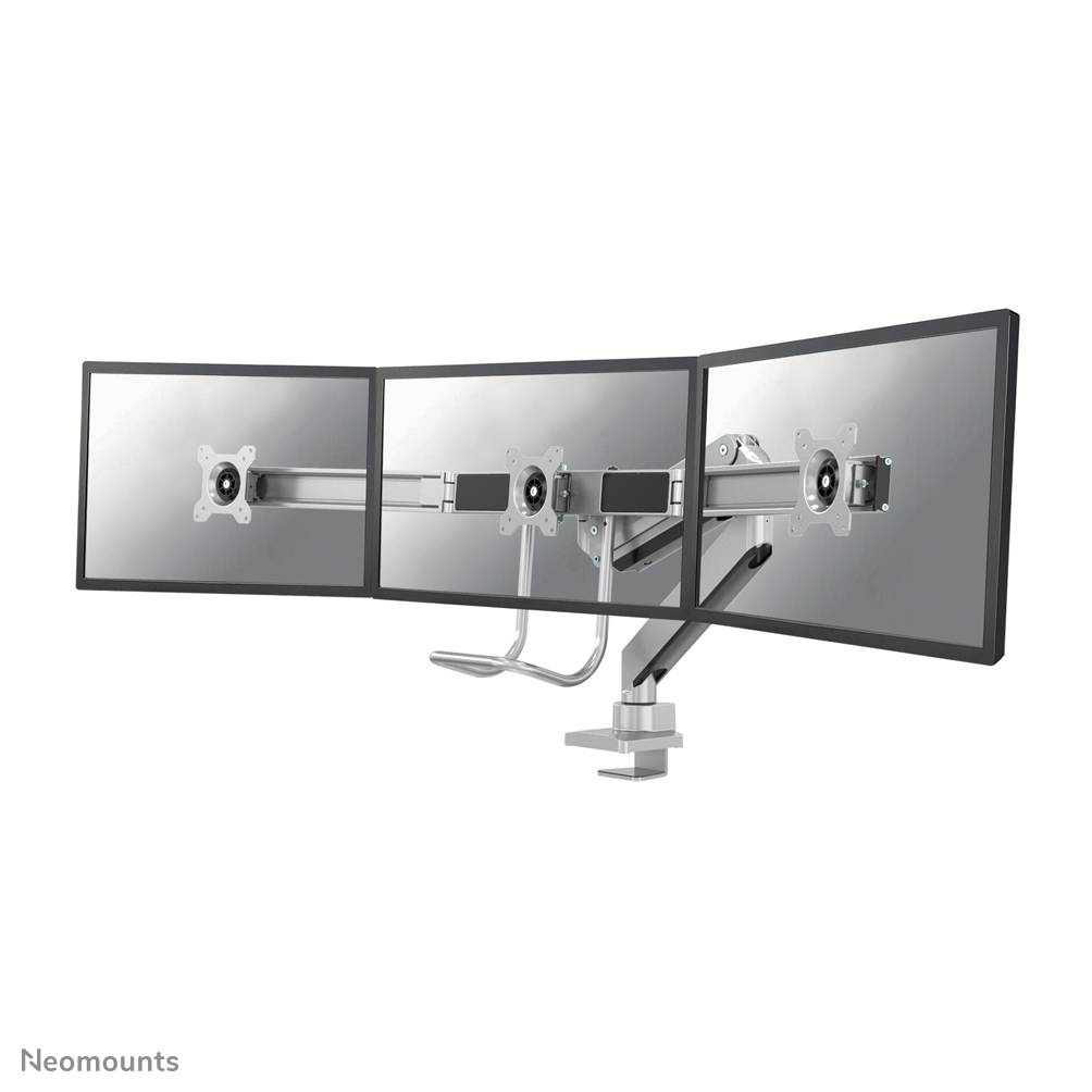 Rca Informatique - Image du produit : NEOMOUNTS FLAT SCREEN DESK MOUN 10-27IN DESK CLAMP/GROMMET SILV