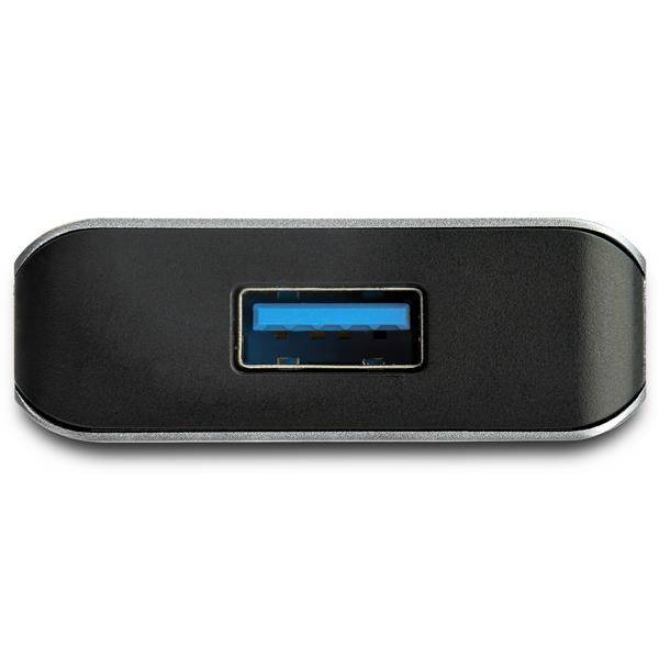 Rca Informatique - image du produit : 4-PORT USB-C HUB WITH PD 3.0 10GBPS - 3X USB-A/1X USB-C
