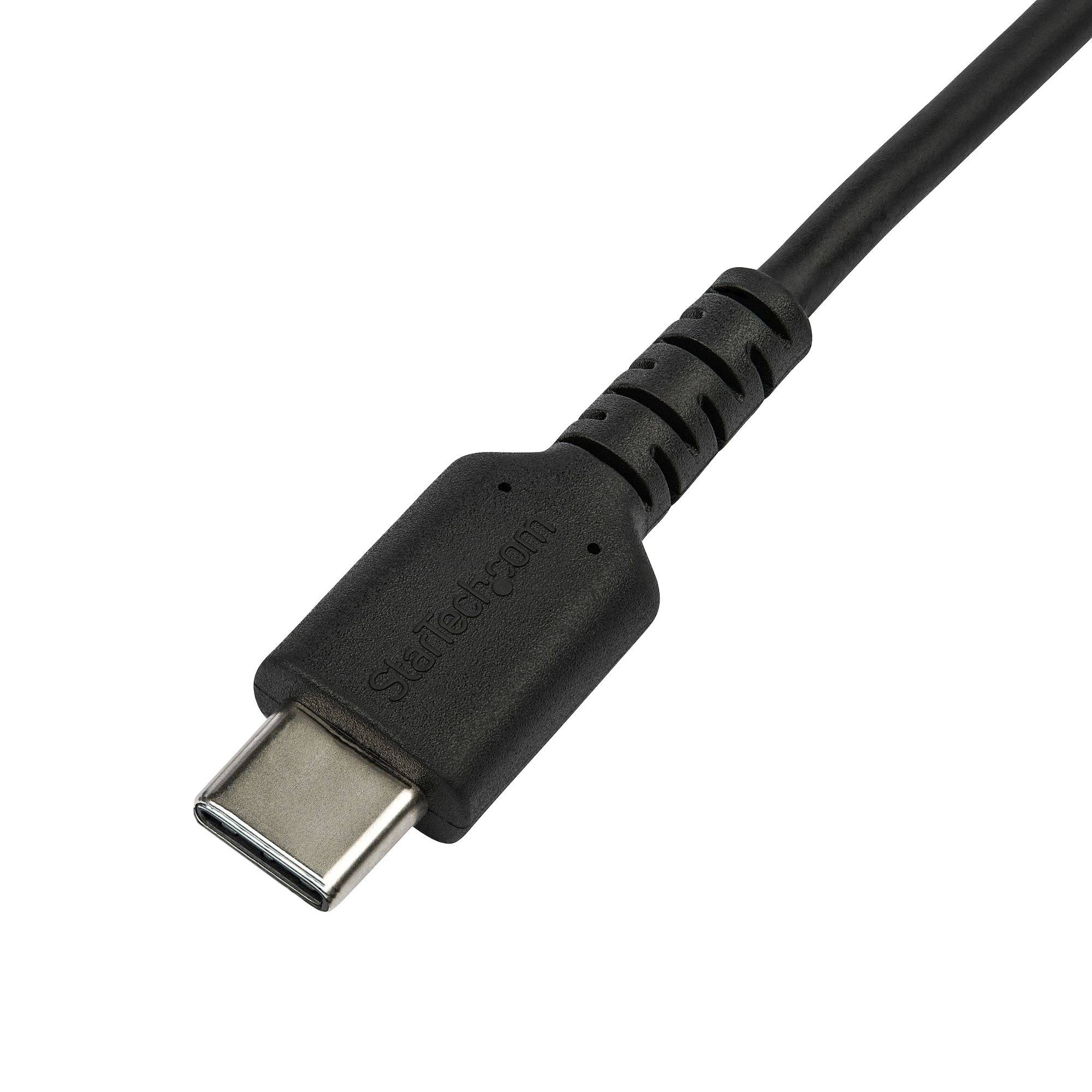 Rca Informatique - image du produit : 2M USB C TO LIGHTNING CABLE BLACK - ARAMID FIBER