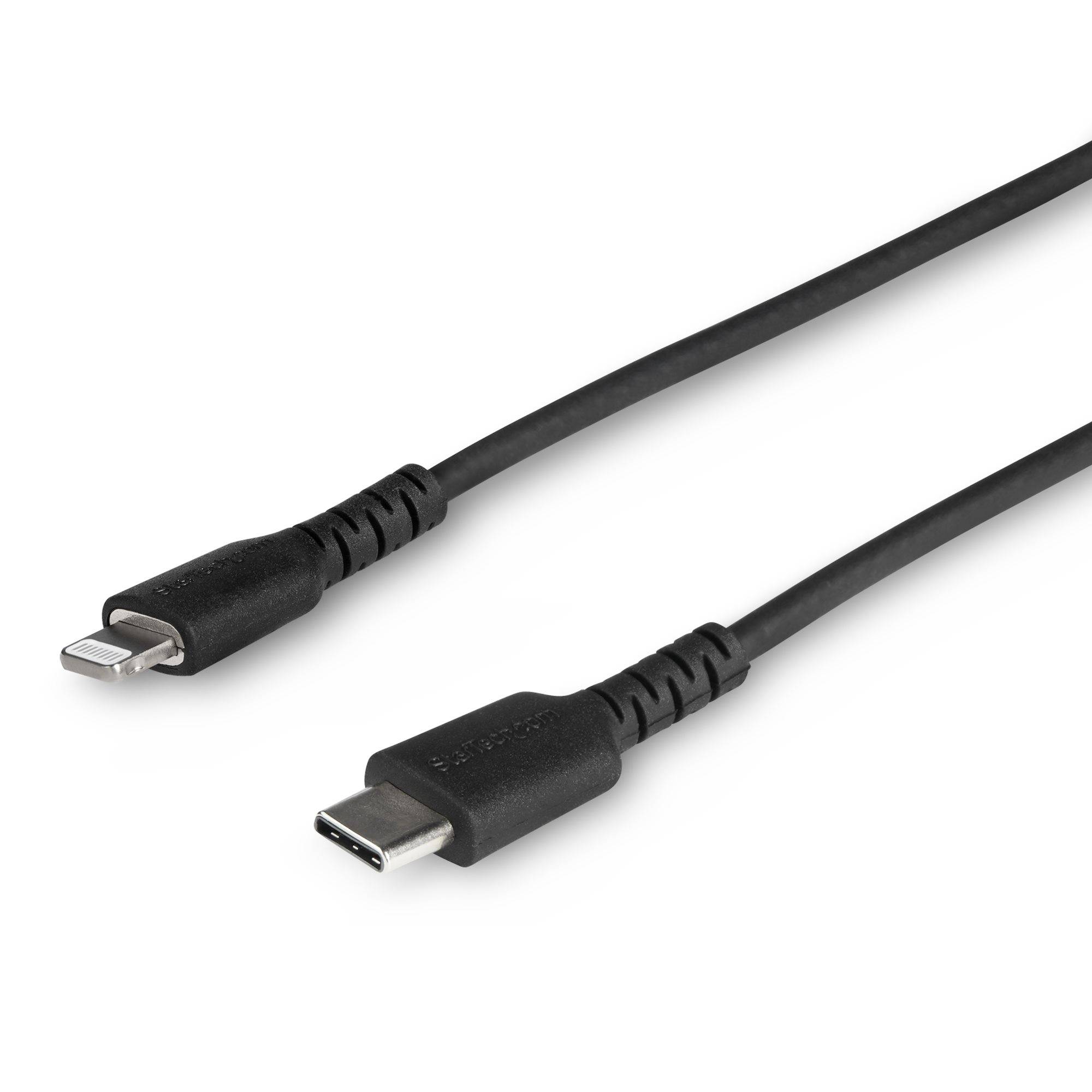 Rca Informatique - Image du produit : 1M USB C TO LIGHTNING CABLE BLACK - ARAMID FIBER