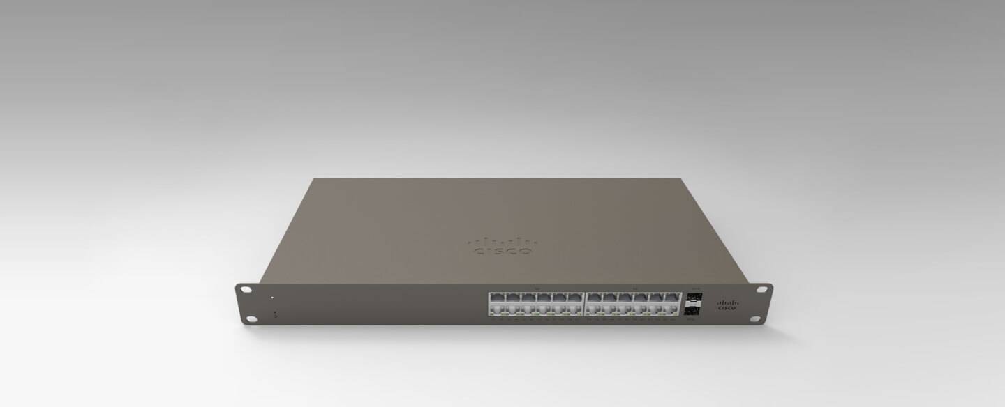 Rca Informatique - Image du produit : MERAKI GO - 24 PORT SWITCH UK POWER