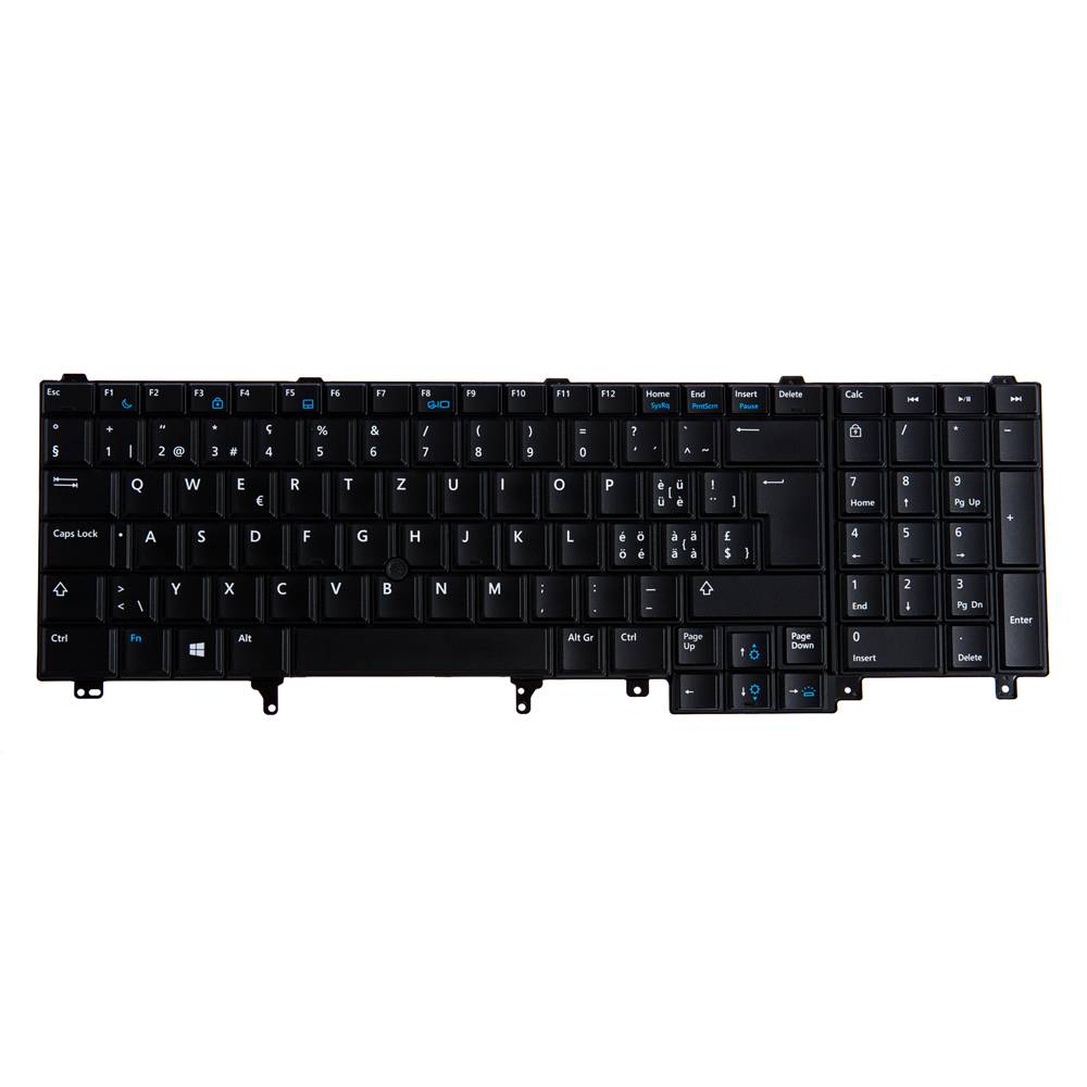 Rca Informatique - Image du produit : DELL KEYBOARD FOR XPS 9370 SWISS/EURO 83 KEY BACKLIT