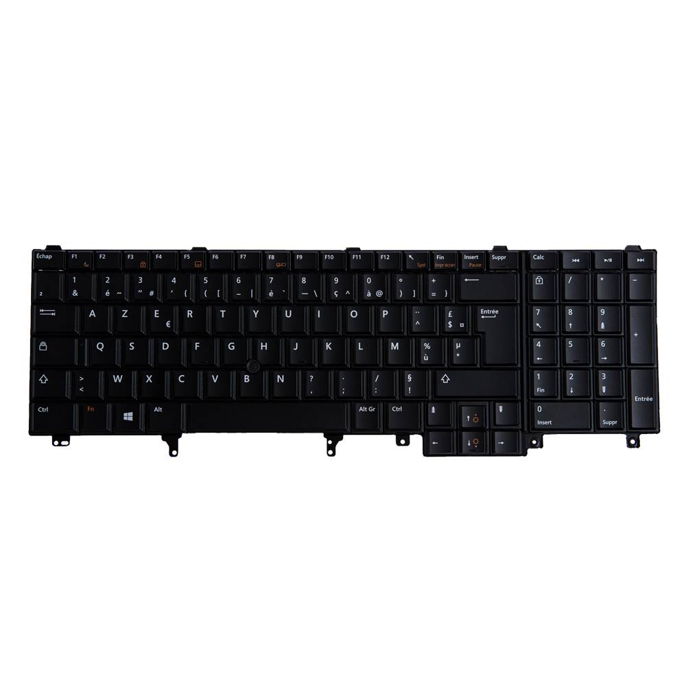 Rca Informatique - Image du produit : N/B KBD PWS 7530 FRENCH LAYOUT 107 KEY BACKLIT DP