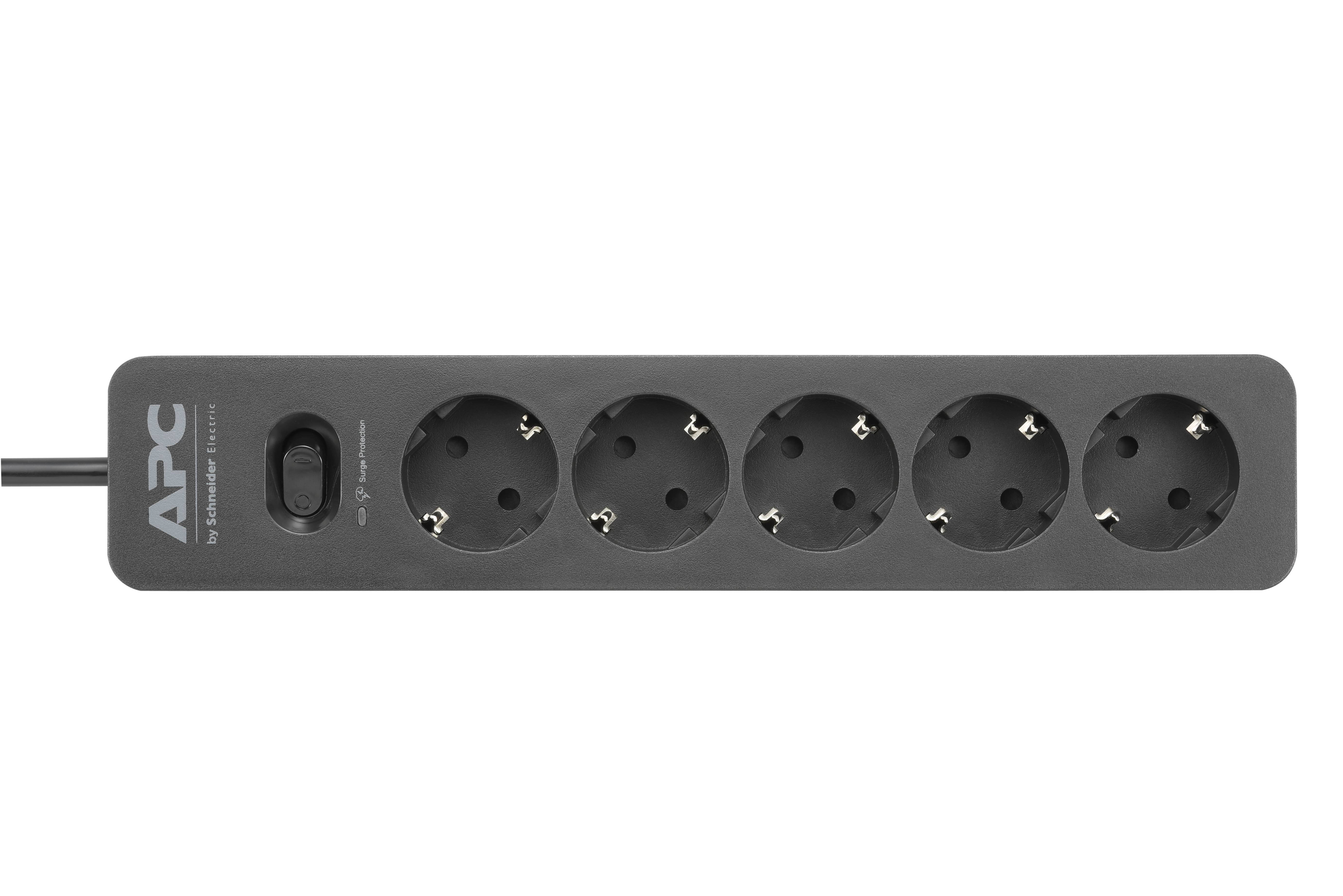 Rca Informatique - image du produit : APC ESSENTIAL SURGEARREST 5 OUTLET BLACK 230V GERMANY