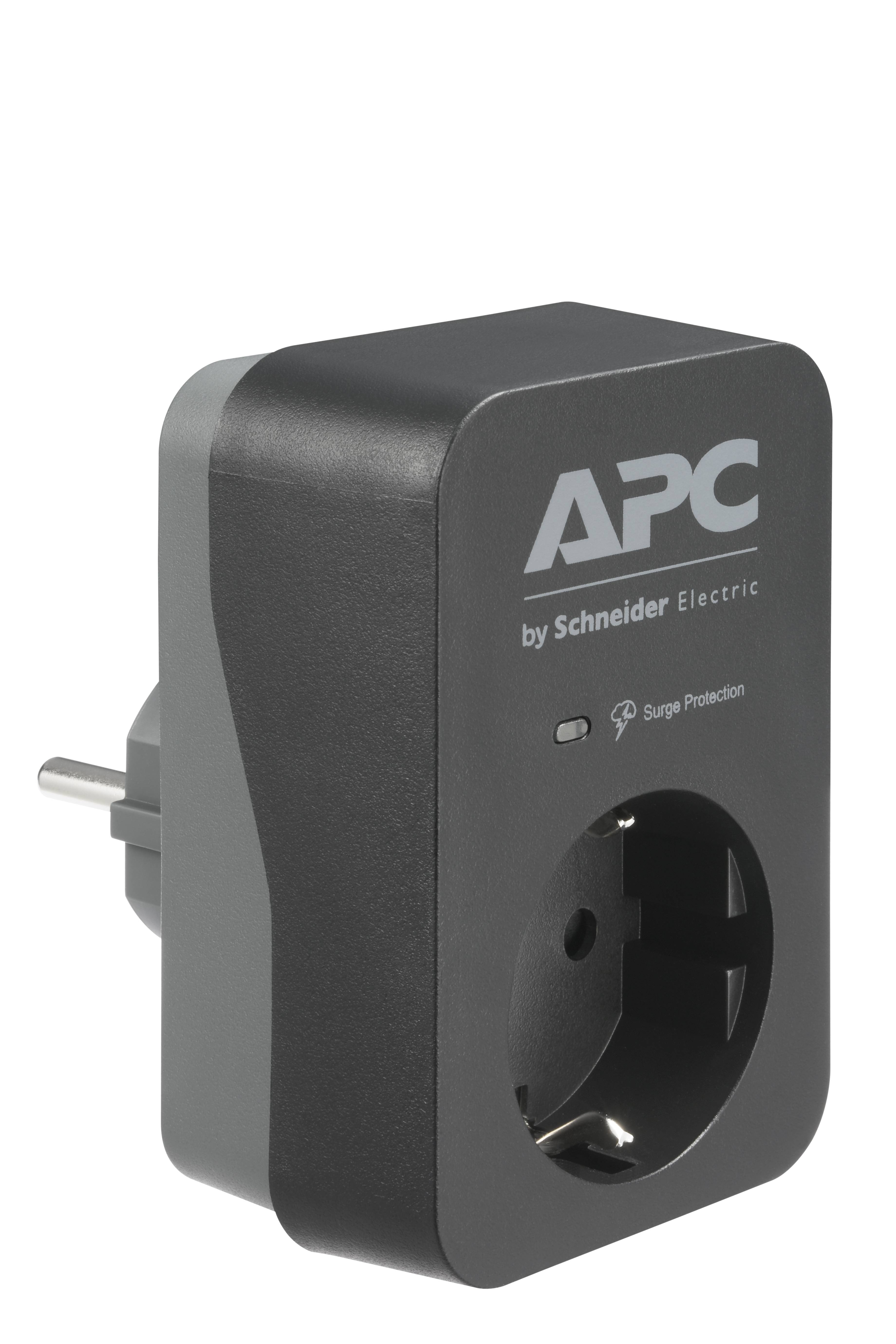 Rca Informatique - image du produit : APC ESSENTIAL SURGEARREST 1 OUTLET BLACK 230V GERMANY