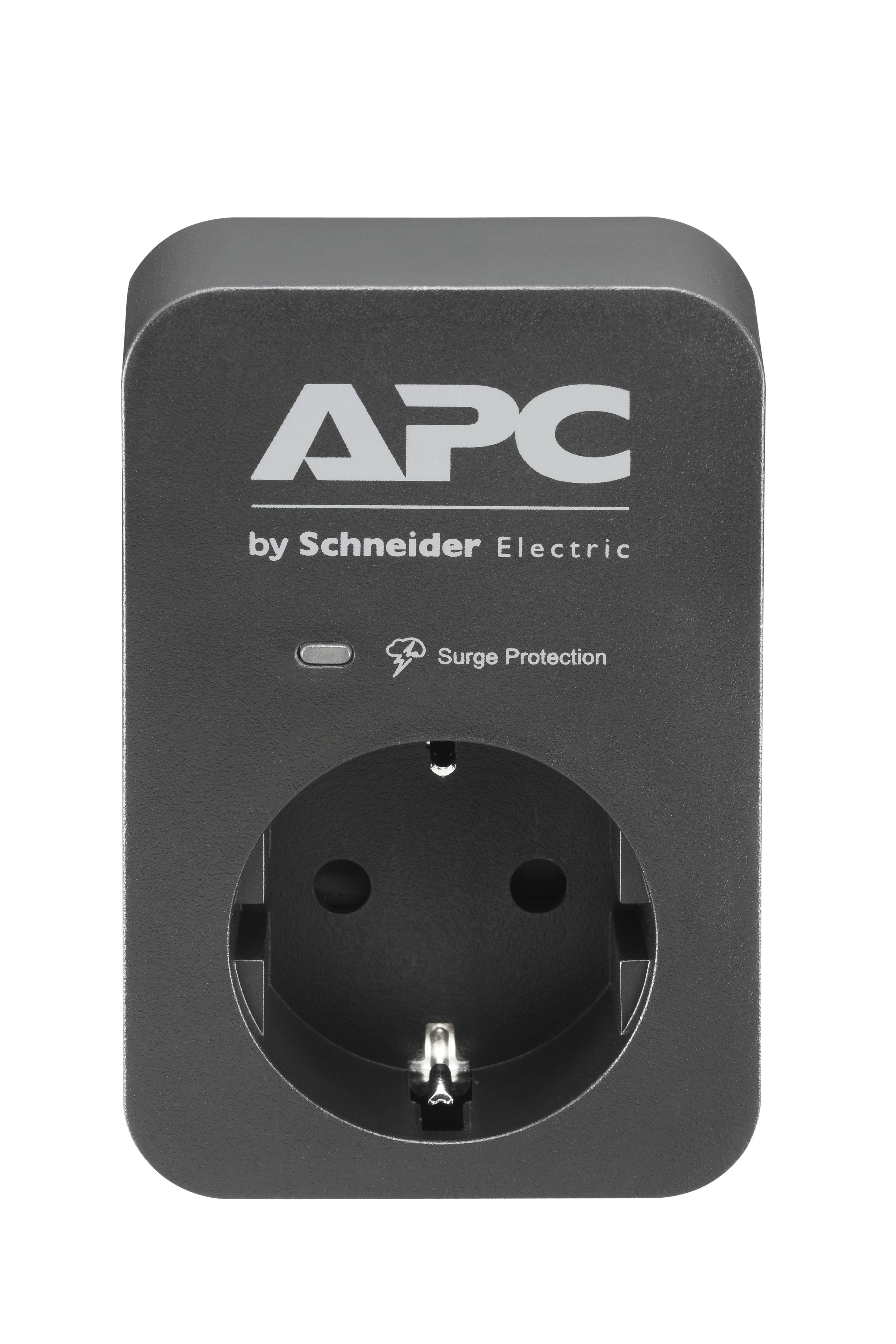 Rca Informatique - image du produit : APC ESSENTIAL SURGEARREST 1 OUTLET BLACK 230V GERMANY