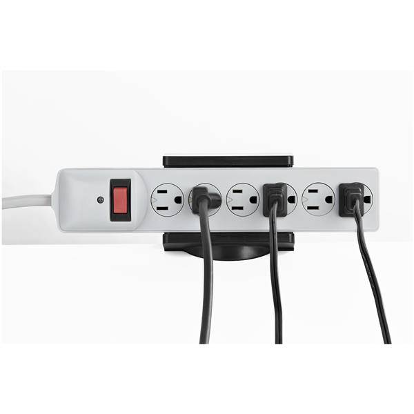 Rca Informatique - image du produit : POWER STRIP DESK MOUNT - CLAMP- ON POWER STRIP HOLDER