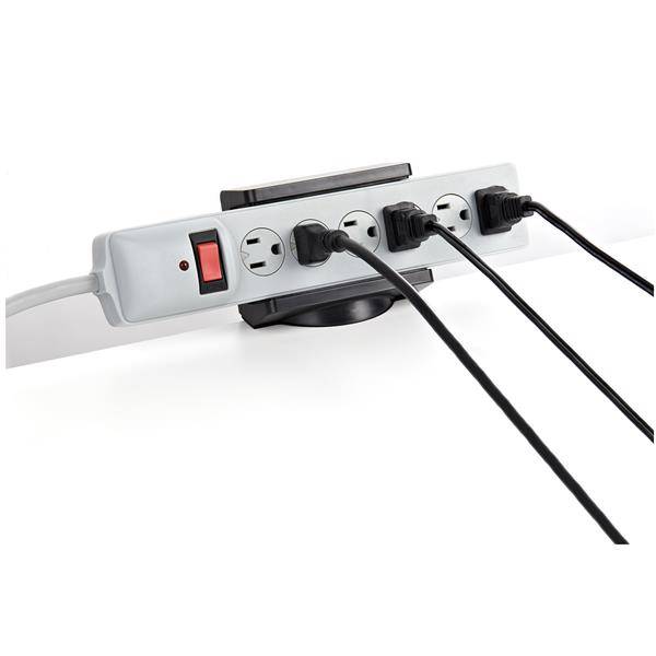 Rca Informatique - image du produit : POWER STRIP DESK MOUNT - CLAMP- ON POWER STRIP HOLDER