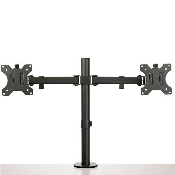 Rca Informatique - image du produit : DESK MOUNT DUAL MONITOR ARM FOR UP TO 32IN MONITORS - CROSSBAR