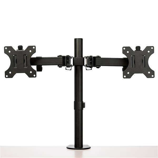 Rca Informatique - image du produit : DESK MOUNT DUAL MONITOR ARM FOR UP TO 32IN MONITORS - CROSSBAR