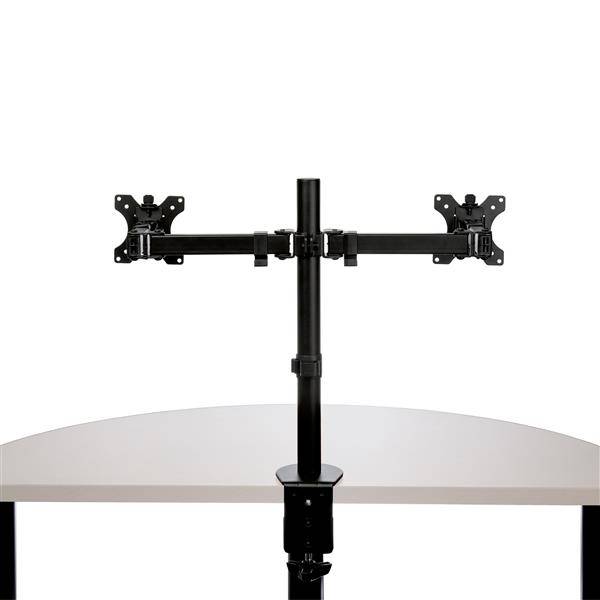 Rca Informatique - image du produit : DESK MOUNT DUAL MONITOR ARM FOR UP TO 32IN MONITORS - CROSSBAR