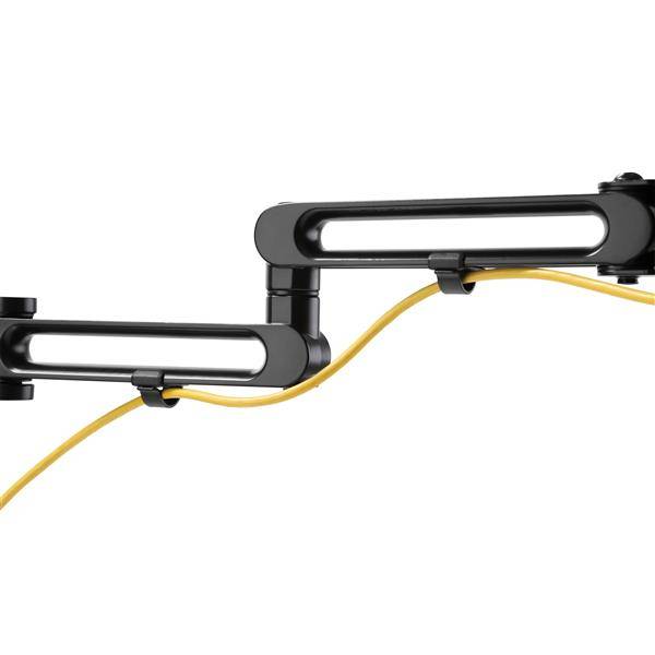 Rca Informatique - image du produit : DESK MOUNT DUAL MONITOR ARM FOR UP TO 32IN MONITORS DUAL SWIVEL