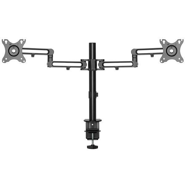 Rca Informatique - image du produit : DESK MOUNT DUAL MONITOR ARM FOR UP TO 32IN MONITORS DUAL SWIVEL