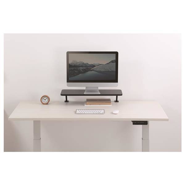 Rca Informatique - image du produit : MONITOR RISER STAND - CLAMP ON MONITOR SHELF - EXTRA WIDE