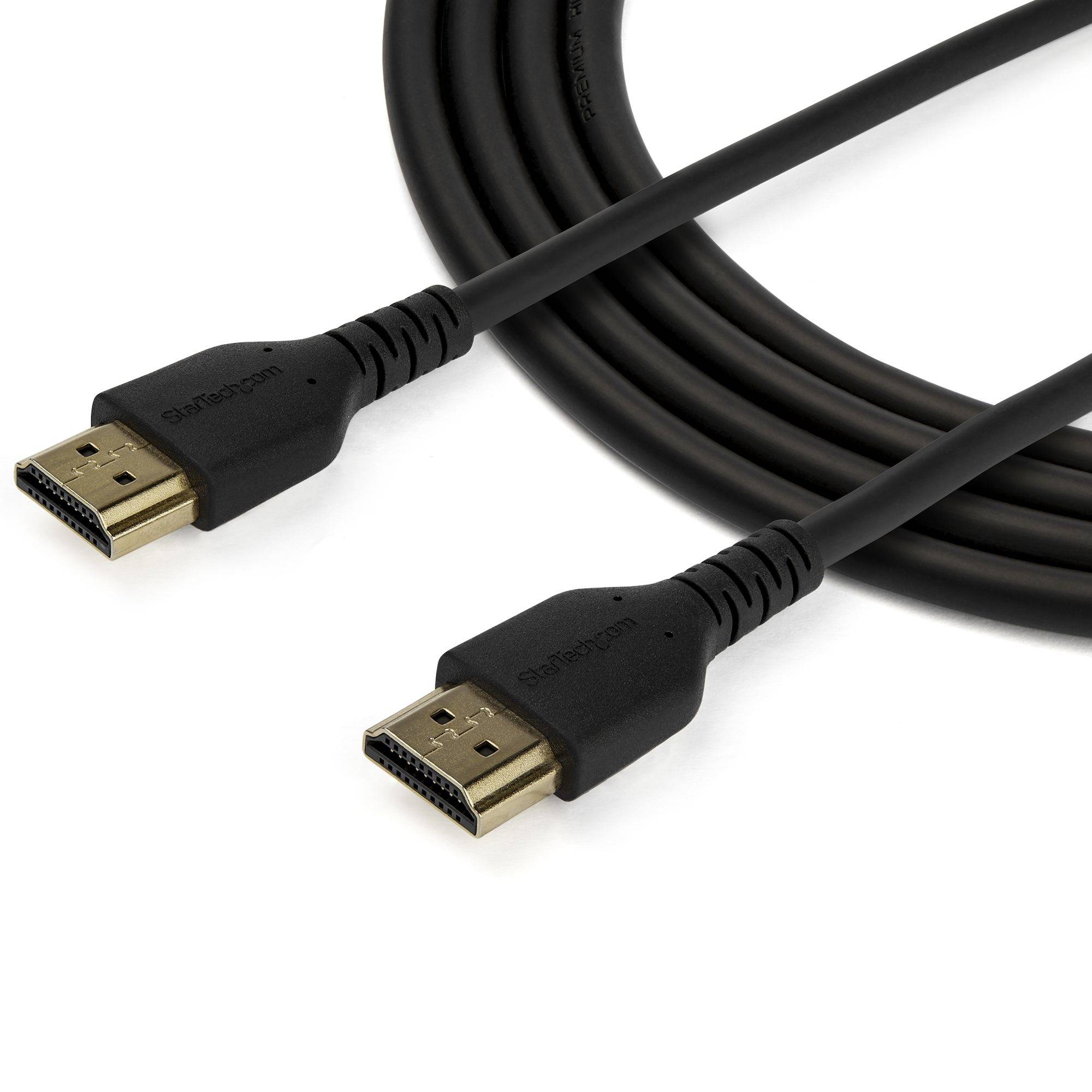 Rca Informatique - image du produit : 2M PREMIUM HIGH SPEED HDMI WITH ETHERNET - ARAMID FIBER