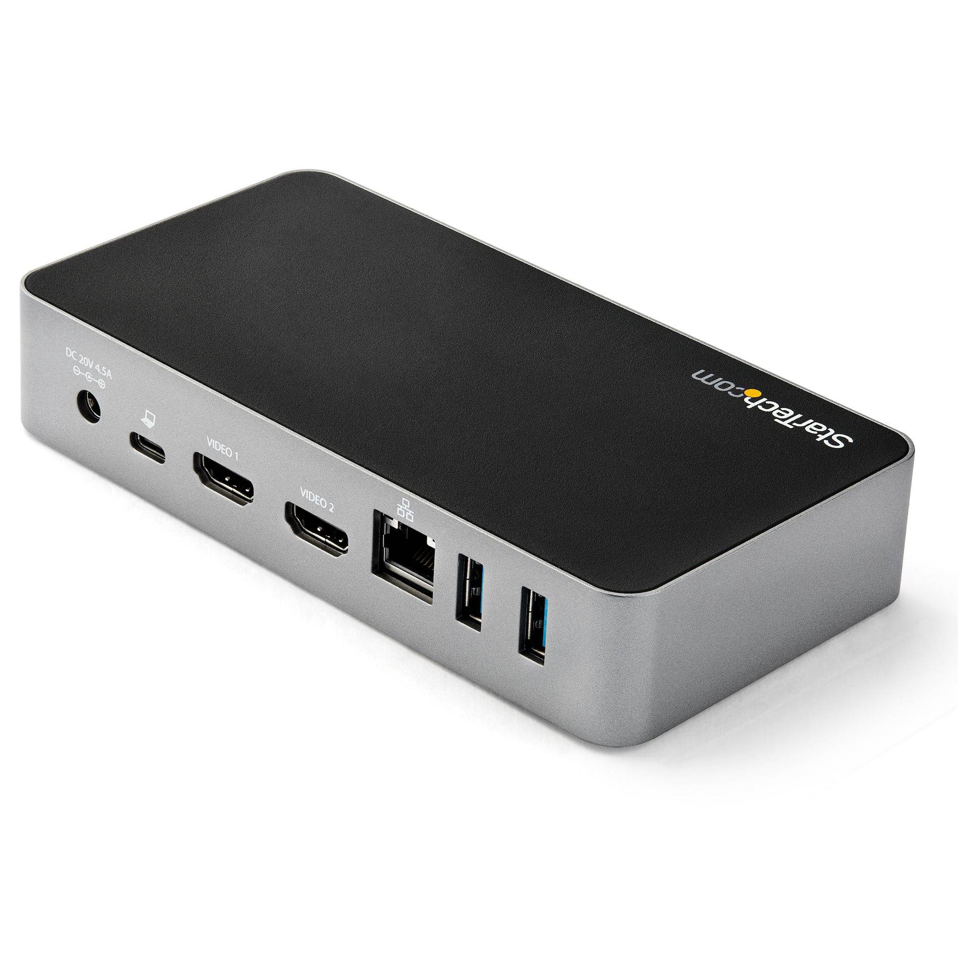 Rca Informatique - image du produit : USB-C DOCK FOR 2 HDMI MONITORS 60W PD GBE