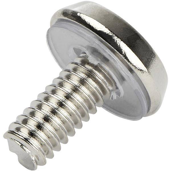 Rca Informatique - image du produit : 12-24 SERVER RACK SCREWS 50 PACK - NICKEL-PLATED